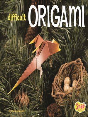 cover image of Difficult Origami